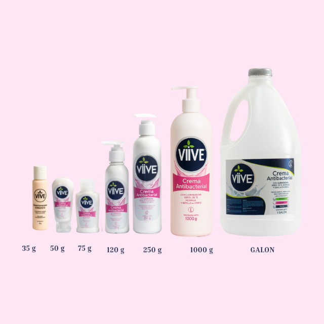 Crema Antibacterial con Clorhexidina Rosa