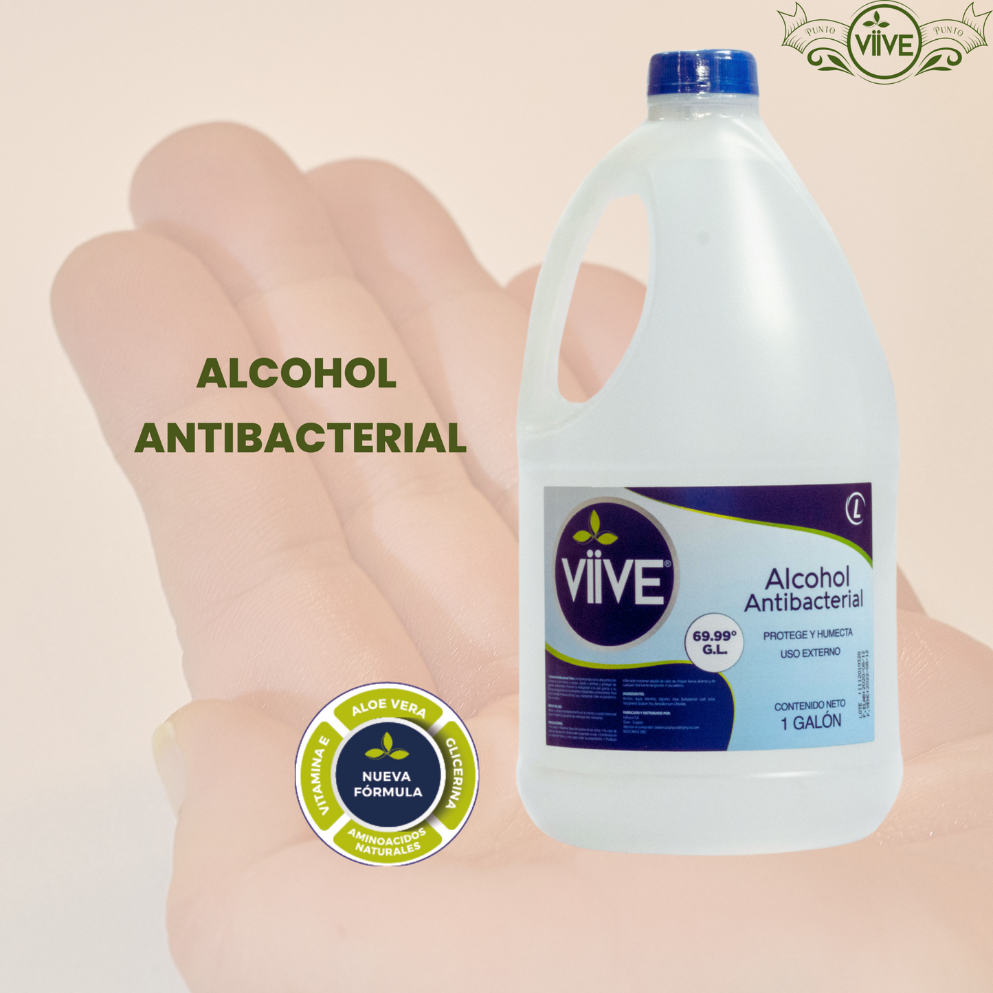 ALCOHOL ANTIBACTERIAL ALTA HUMECTACIÓN