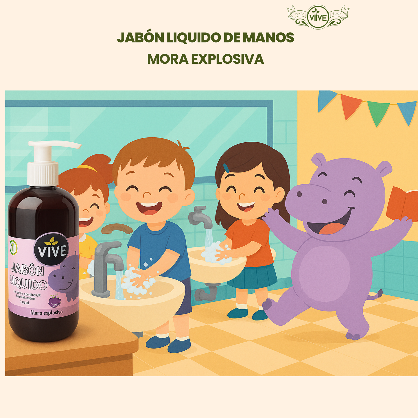 JABÓN LIQUIDO DE MANOS KIDS