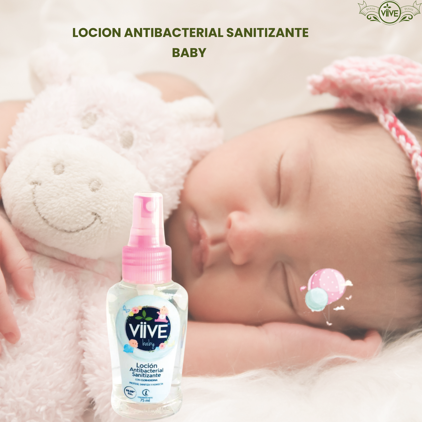 LOCION ANTIBACTERIAL SANITIZANTE BABY
