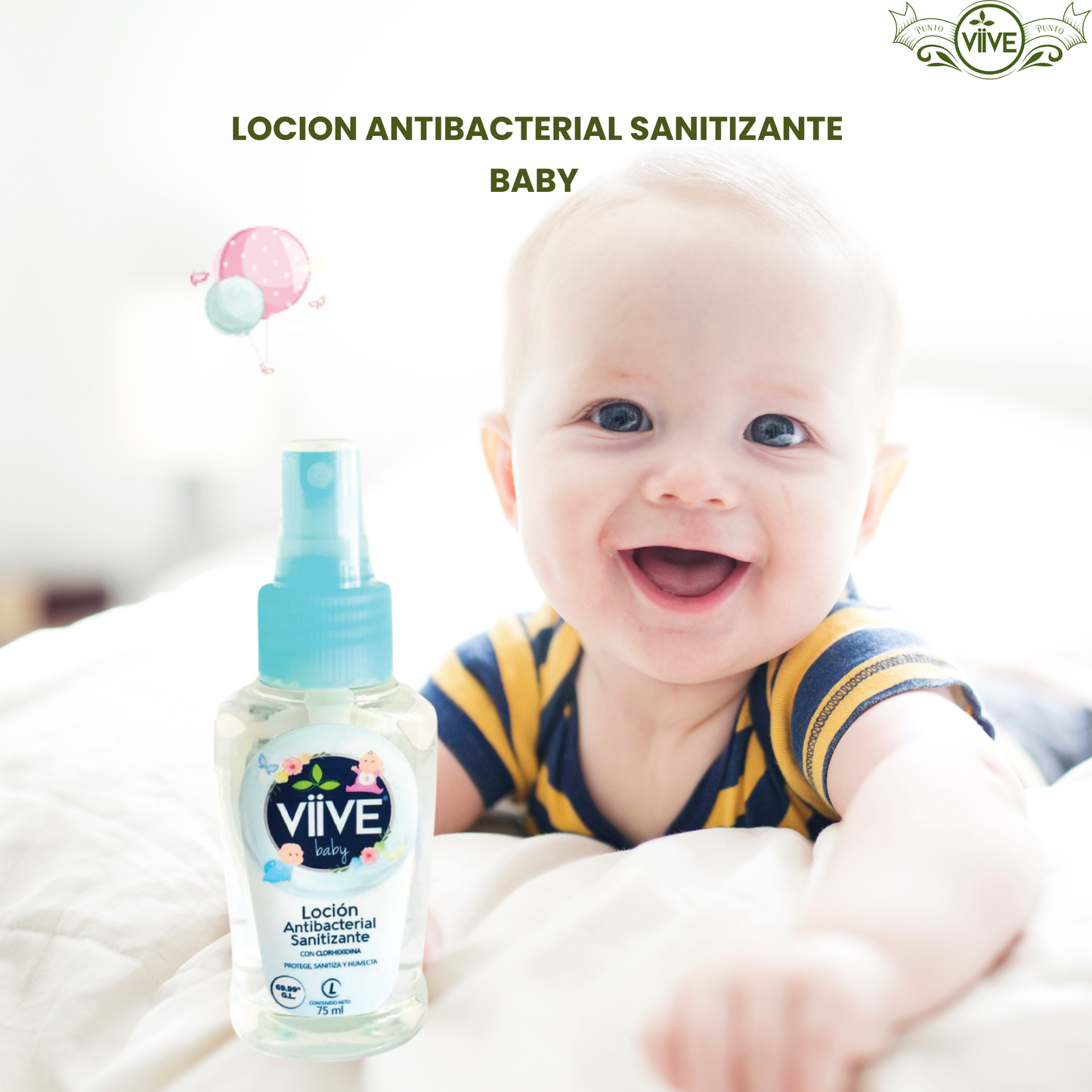LOCION ANTIBACTERIAL SANITIZANTE BABY