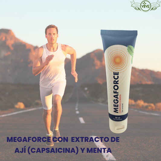 MEGAFORCE CON  EXTRACTO DE AJÍ (CAPSAICINA) Y MENTA