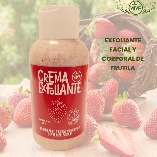 EXFOLIANTE FACIAL Y CORPORAL DE FRUTILA 500 G