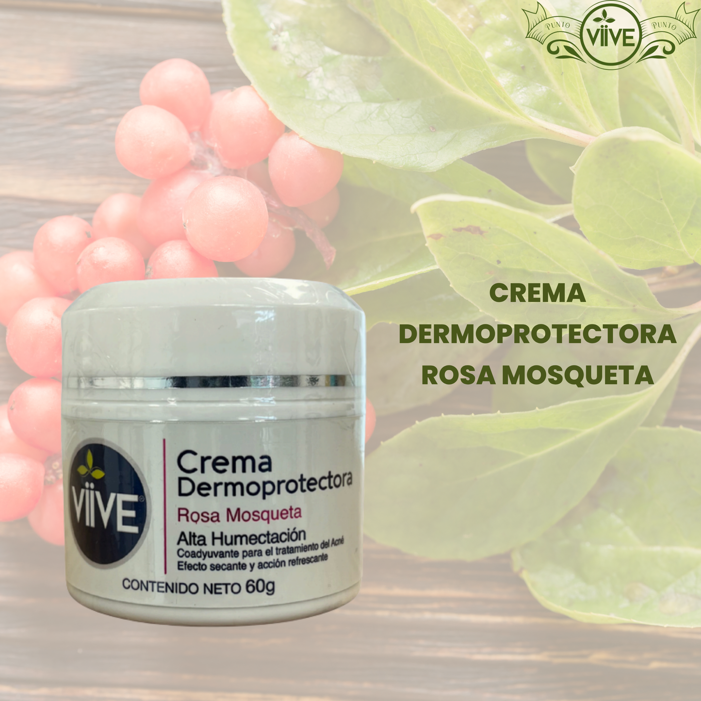 CREMA DERMO PROTECTORA ROSA MOSQUETA 60 G
