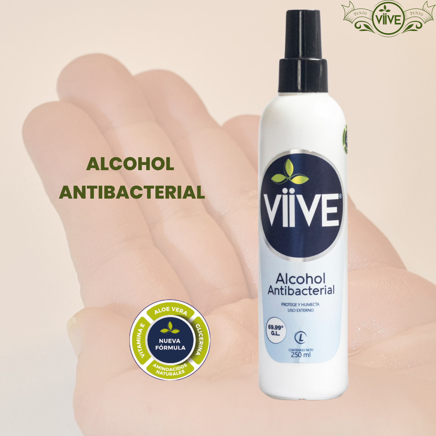 ALCOHOL ANTIBACTERIAL ALTA HUMECTACIÓN