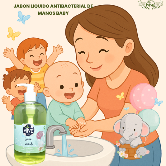 JABON LIQUIDO ANTIBACTERIAL DE  MANOS BABY