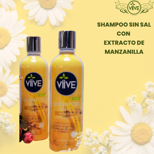 SHAMPOO SIN SAL CON EXTRACTO DE MANZANILLA